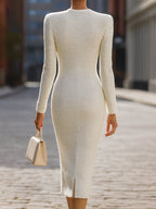 Antigone | Vestido midi tweed