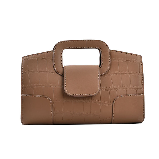 Tristan | Bolso de mano efecto cocodrilo