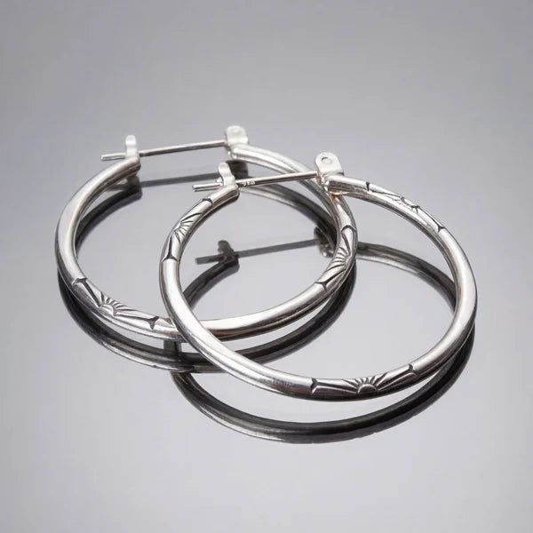 Aros clásicos de plata