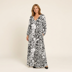 Biarritz | Vestido Safari Chic con estampado de leopardo