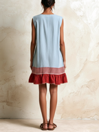 Caridad | Vestido Corto Túnica sin Mangas