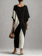 Siena | Vestido Ébano Marfil
