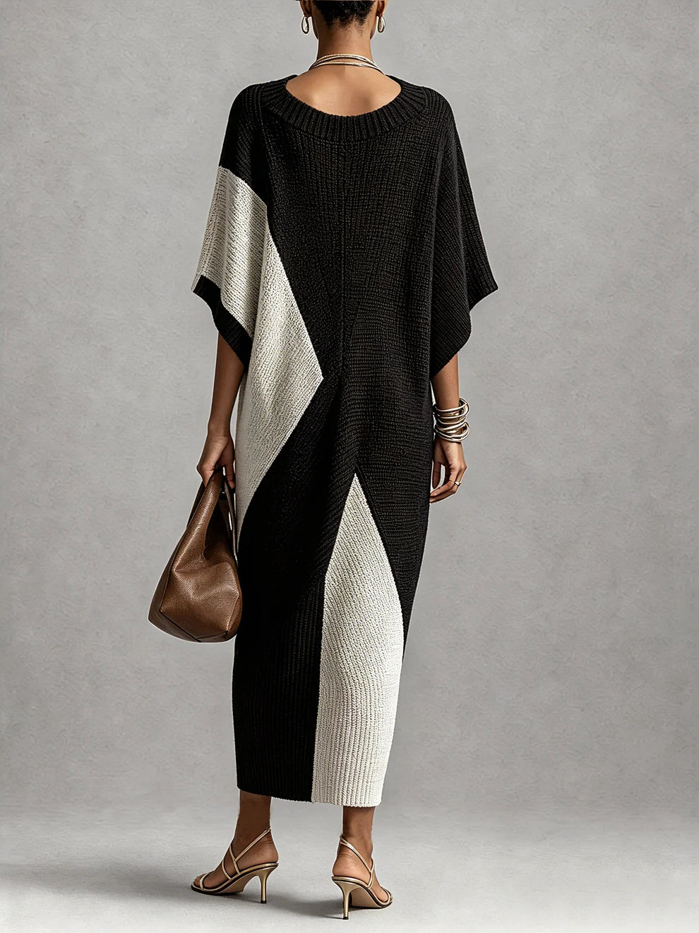 Siena | Vestido Ébano Marfil
