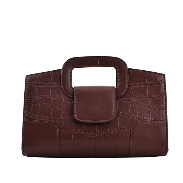 Tristan | Bolso de mano efecto cocodrilo