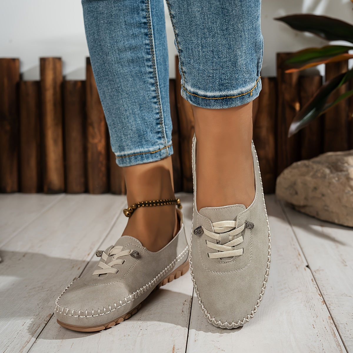 Ester - Mocasín femenino flexible de confort