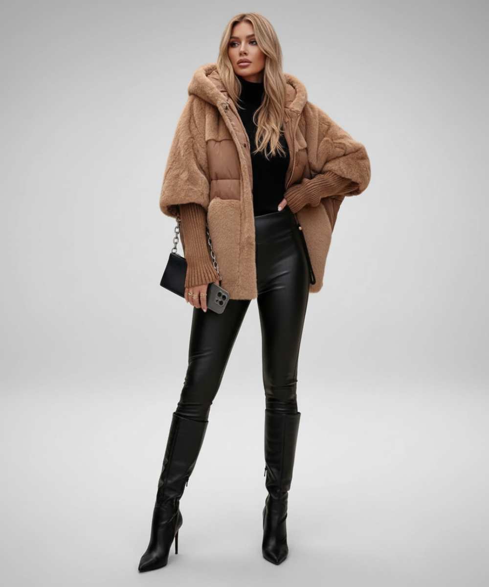 Amparo | Abrigo Puffer Oversized con Capucha