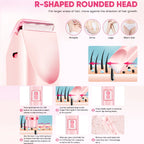 1PCS Women'S Bikini Trimmer, Electric Shaver, Dual Head Electric Razor, Two-In-One Women'S Body Shaver, and Ipx67 Waterproof Wet
