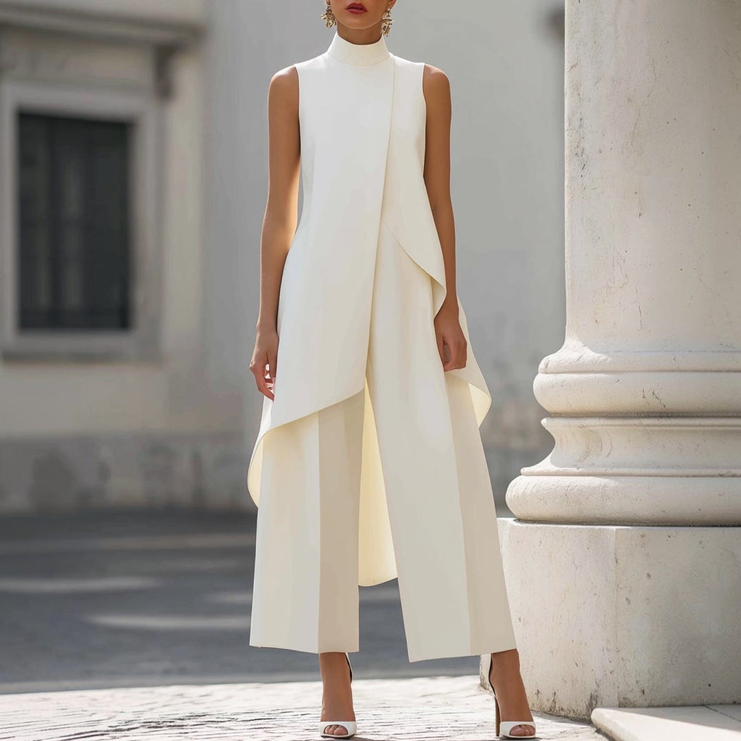 Valentina | Elegante mono de cuello alto