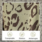 Biarritz | Vestido Safari Chic con estampado de leopardo