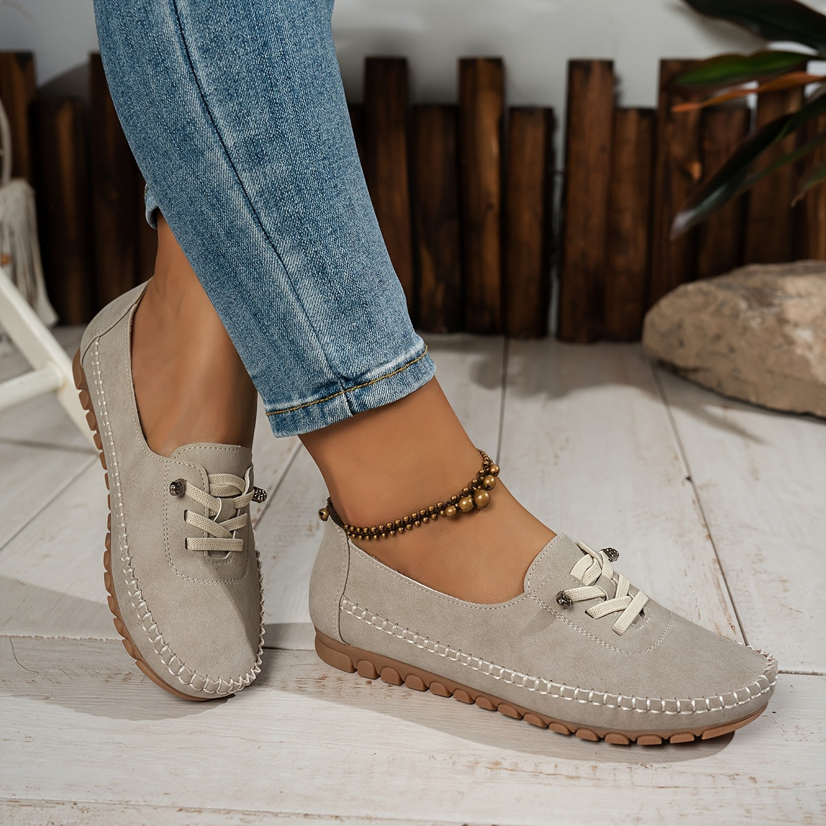 Ester - Mocasín femenino flexible de confort