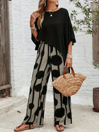 Valeriana | Conjunto Top Asimétrico y Pantalón Boho