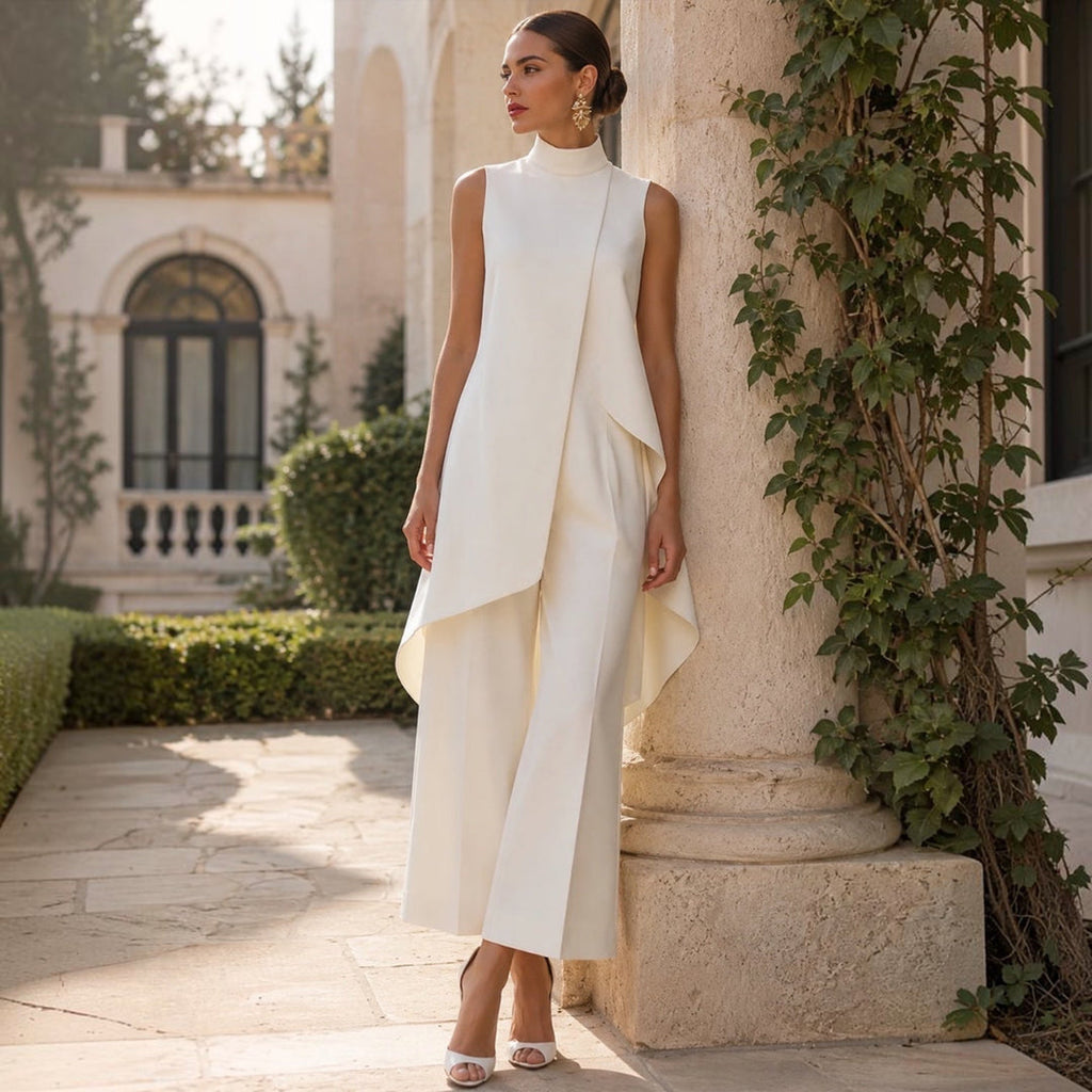 Valentina | Elegante mono de cuello alto