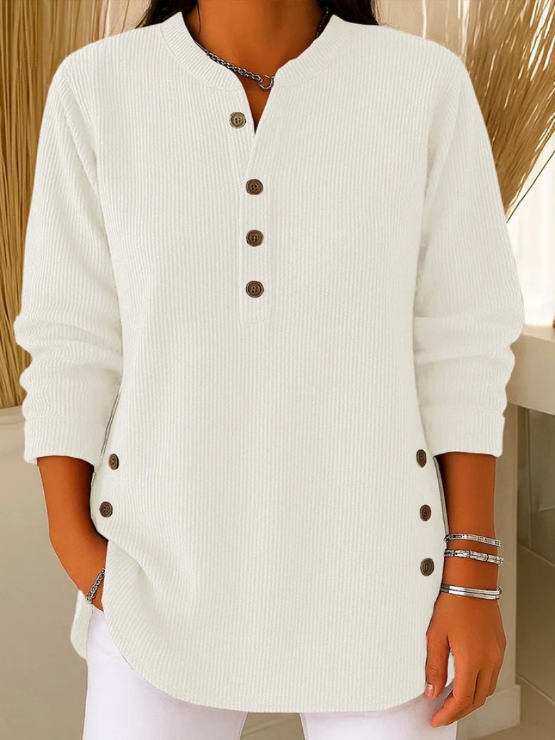 Francisca | Túnica Henley con Botones