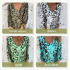 Biarritz | Vestido Safari Chic con estampado de leopardo