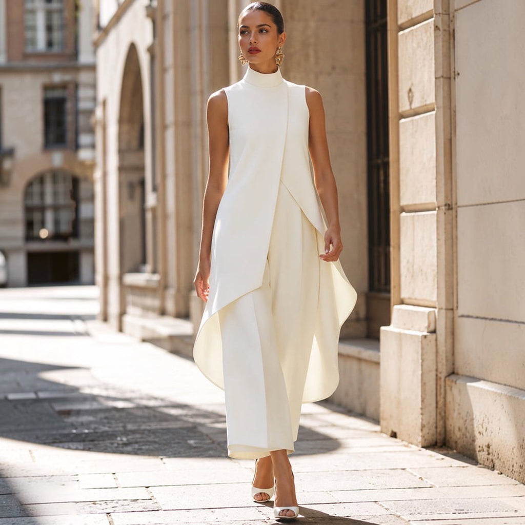 Valentina | Elegante mono de cuello alto