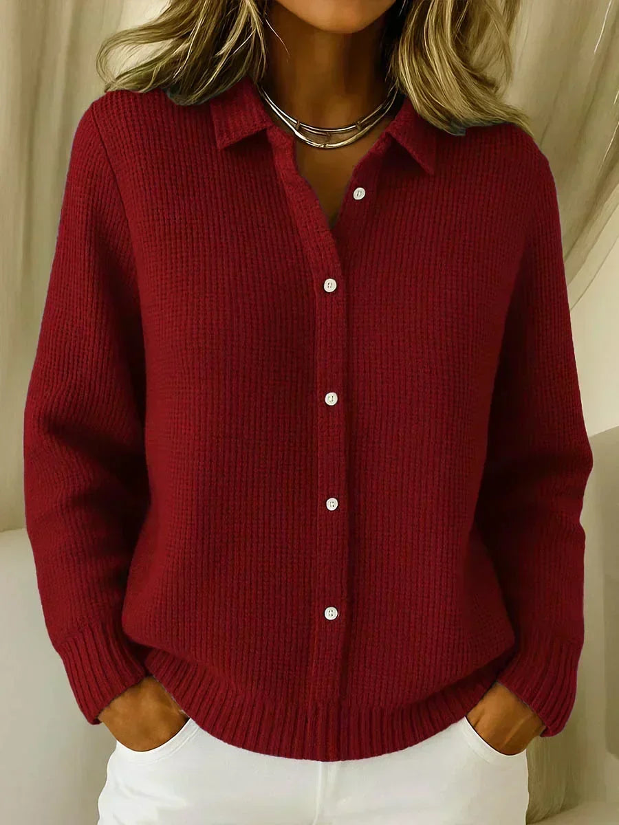 Manuela | Chaqueta de Punto Texturizada con Botones