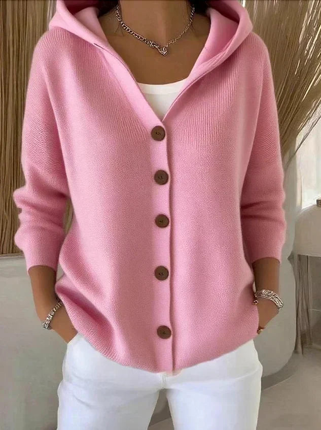 Mercedes | Chaqueta de Punto con Capucha
