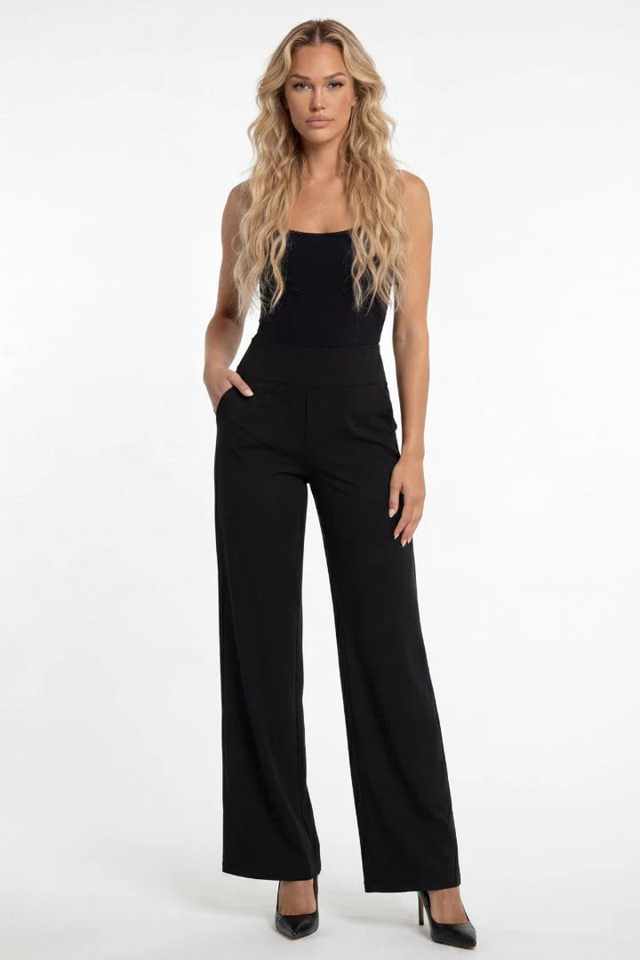 Pantalón elegante cintura elástica