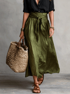 Nerea | Conjunto Elegante Boho falda y blusa