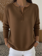 Beatriz | Jersey de Punto con Botones Henley