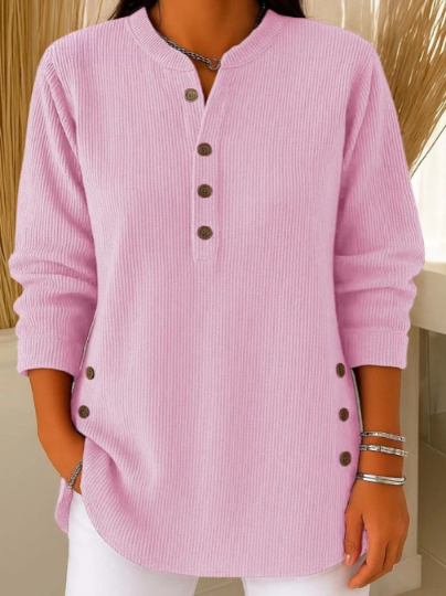 Francisca | Túnica Henley con Botones