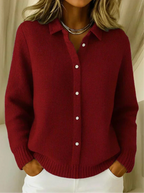 Manuela | Chaqueta de Punto Texturizada con Botones