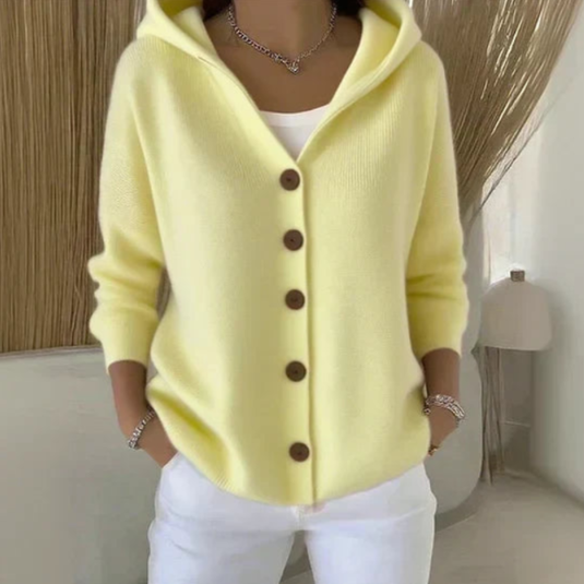 Mercedes | Chaqueta de Punto con Capucha