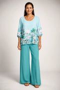 Domitila | Conjunto Floral Verde Salvia