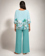 Domitila | Conjunto Floral Verde Salvia