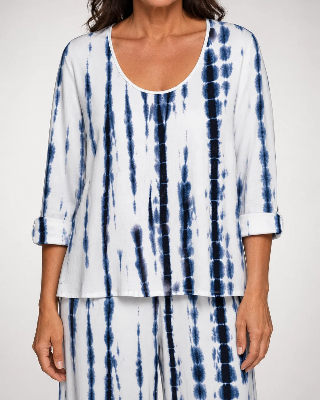 Bernarda | Conjunto de Rayas Blanco