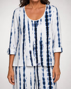 Bernarda | Conjunto de Rayas Blanco
