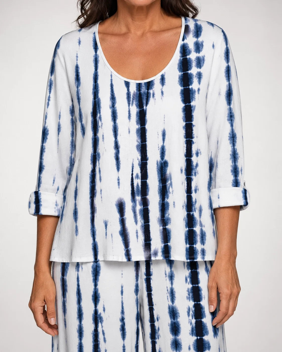 Bernarda | Conjunto de Rayas Blanco