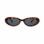 Gafas de sol retro ovaladas mujer – lentes negras UV400 estilo vintage