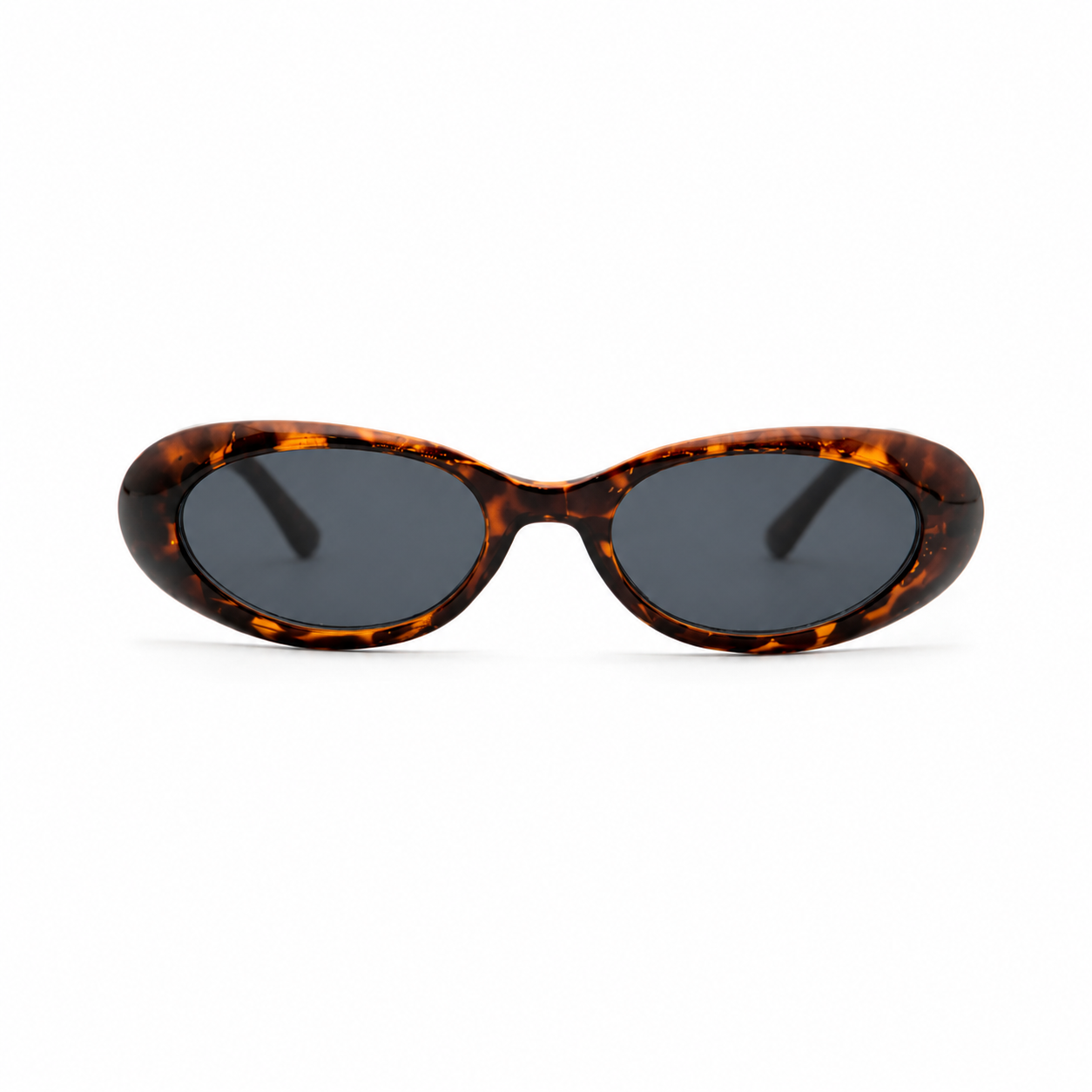 Gafas de sol retro ovaladas mujer – lentes negras UV400 estilo vintage