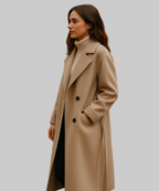 Sofía | Abrigo largo de lana elegante