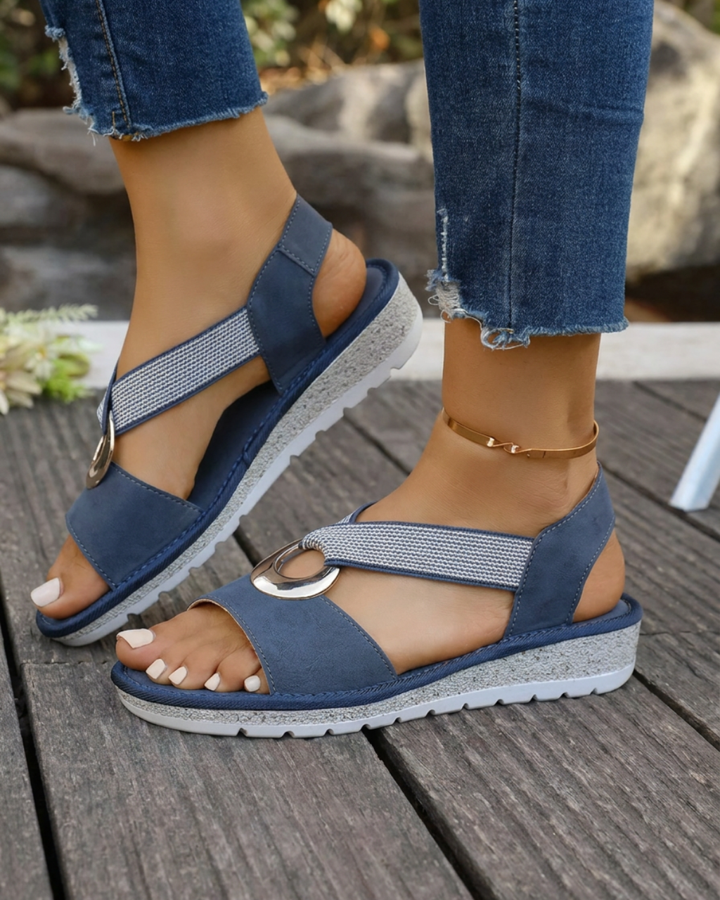 Adriana | Sandalias de Soporte Ajustadas y Elegantes