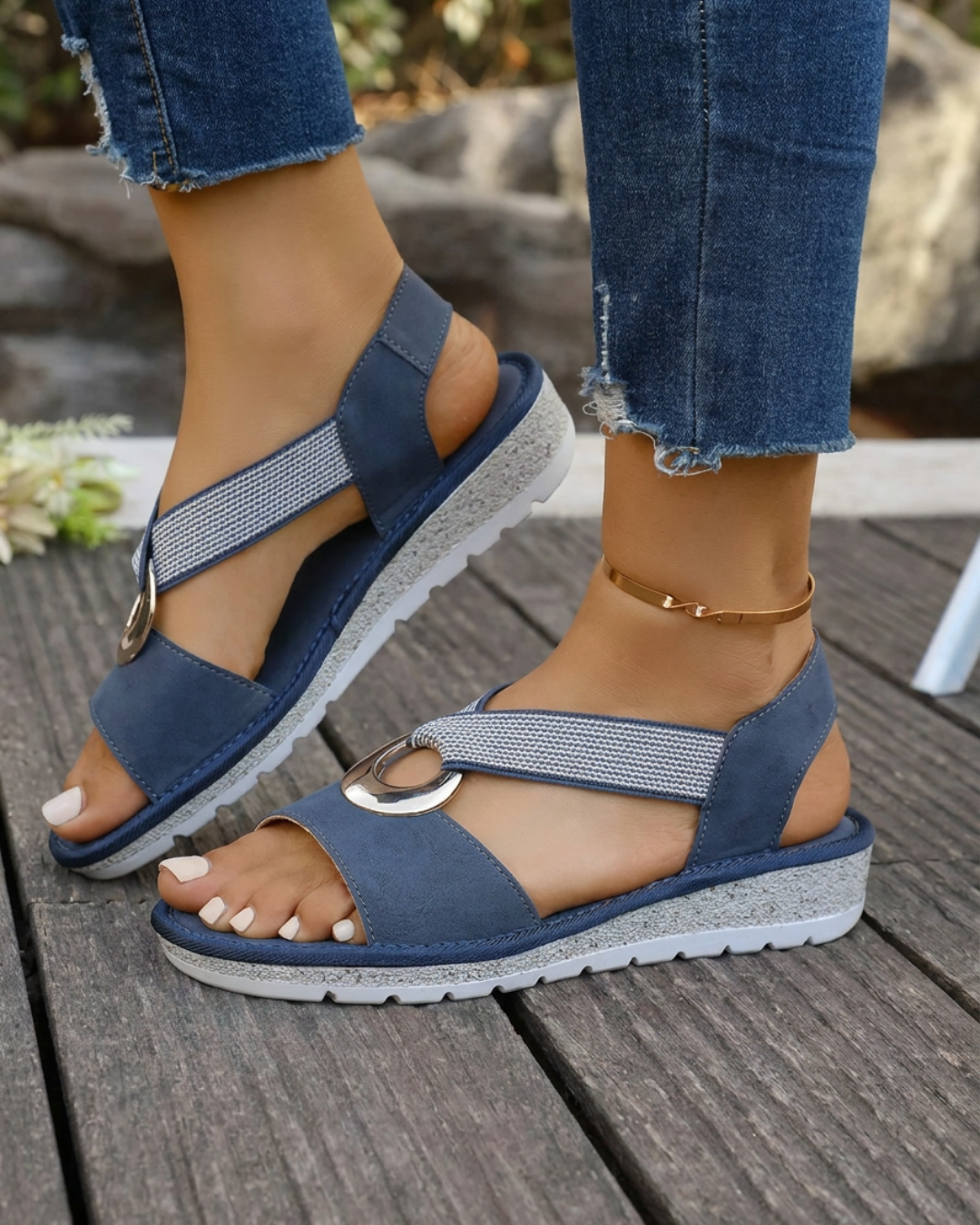 Adriana | Sandalias de Soporte Ajustadas y Elegantes