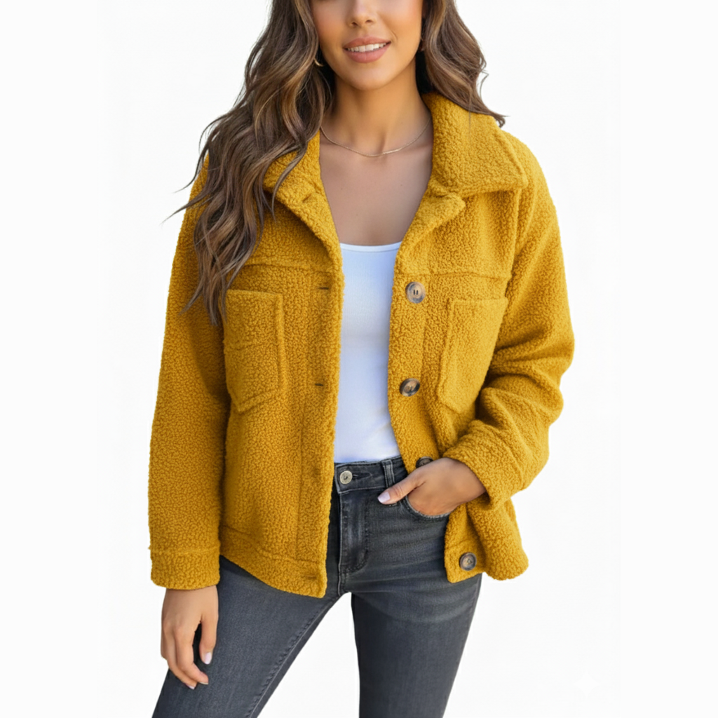 Rocío | Chaqueta de polar suave con botones