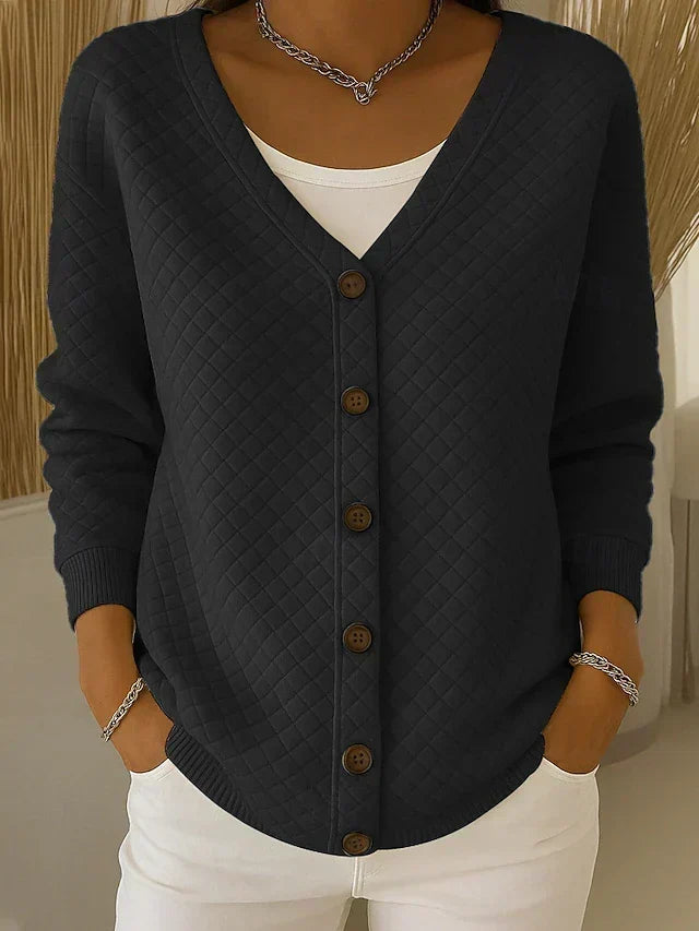 Inmaculada | Chaqueta de Punto Acolchada con Botones