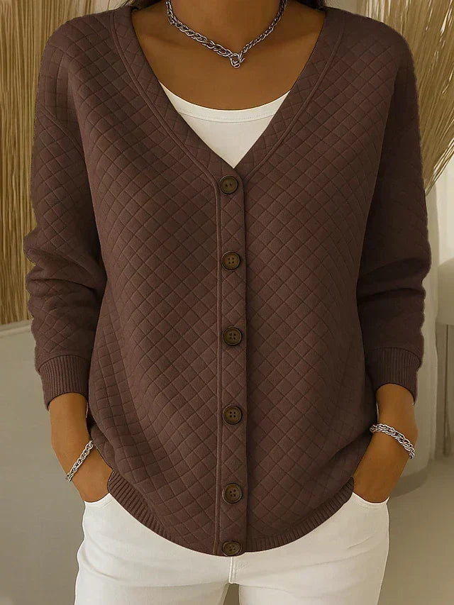 Inmaculada | Chaqueta de Punto Acolchada con Botones