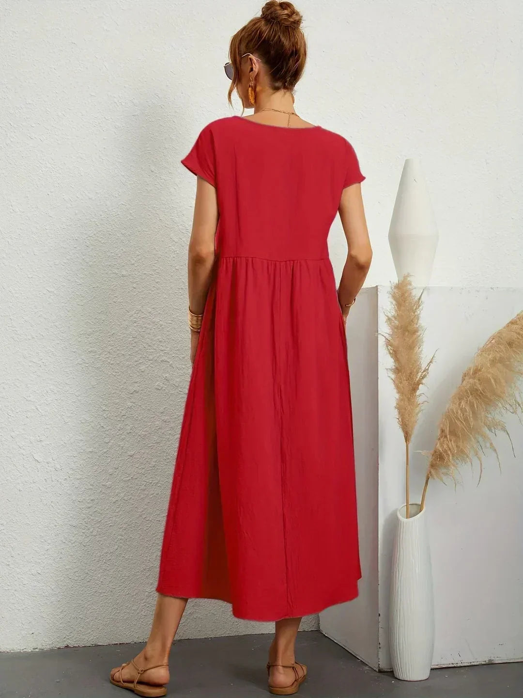 Gabriela | Vestido midi fluido con una elegancia atemporal