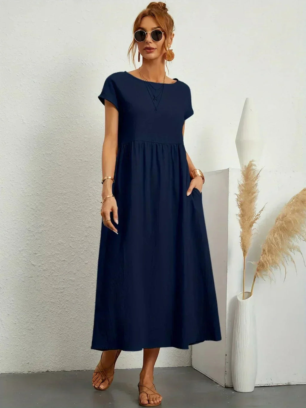 Gabriela | Vestido midi fluido con una elegancia atemporal