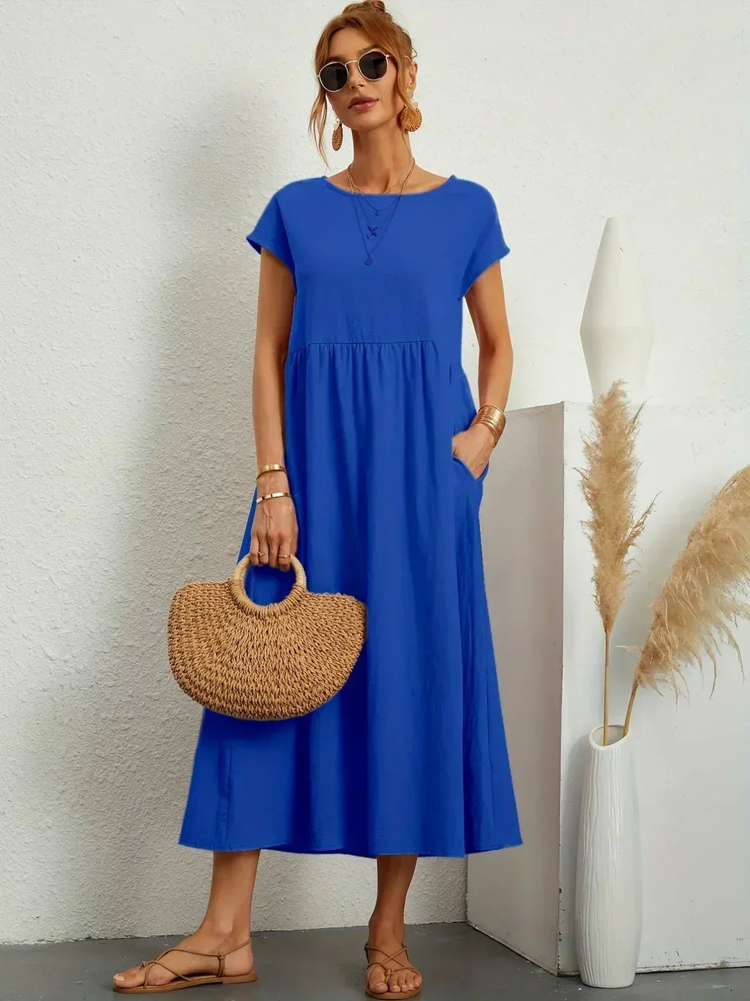 Gabriela | Vestido midi fluido con una elegancia atemporal