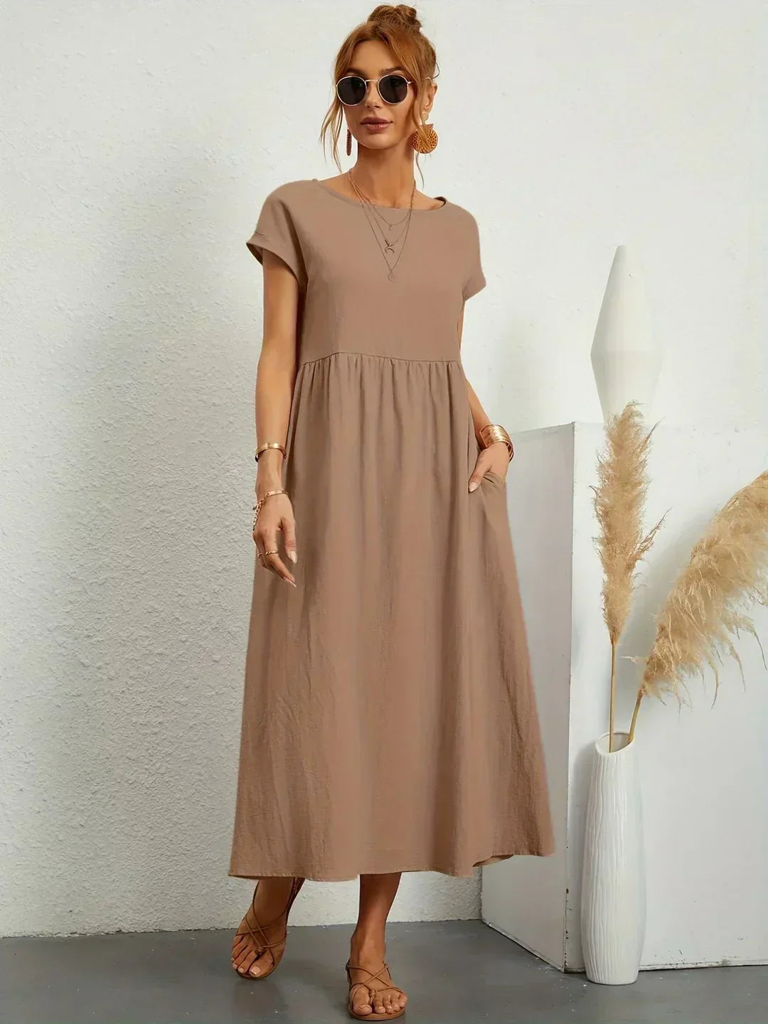 Gabriela | Vestido midi fluido con una elegancia atemporal