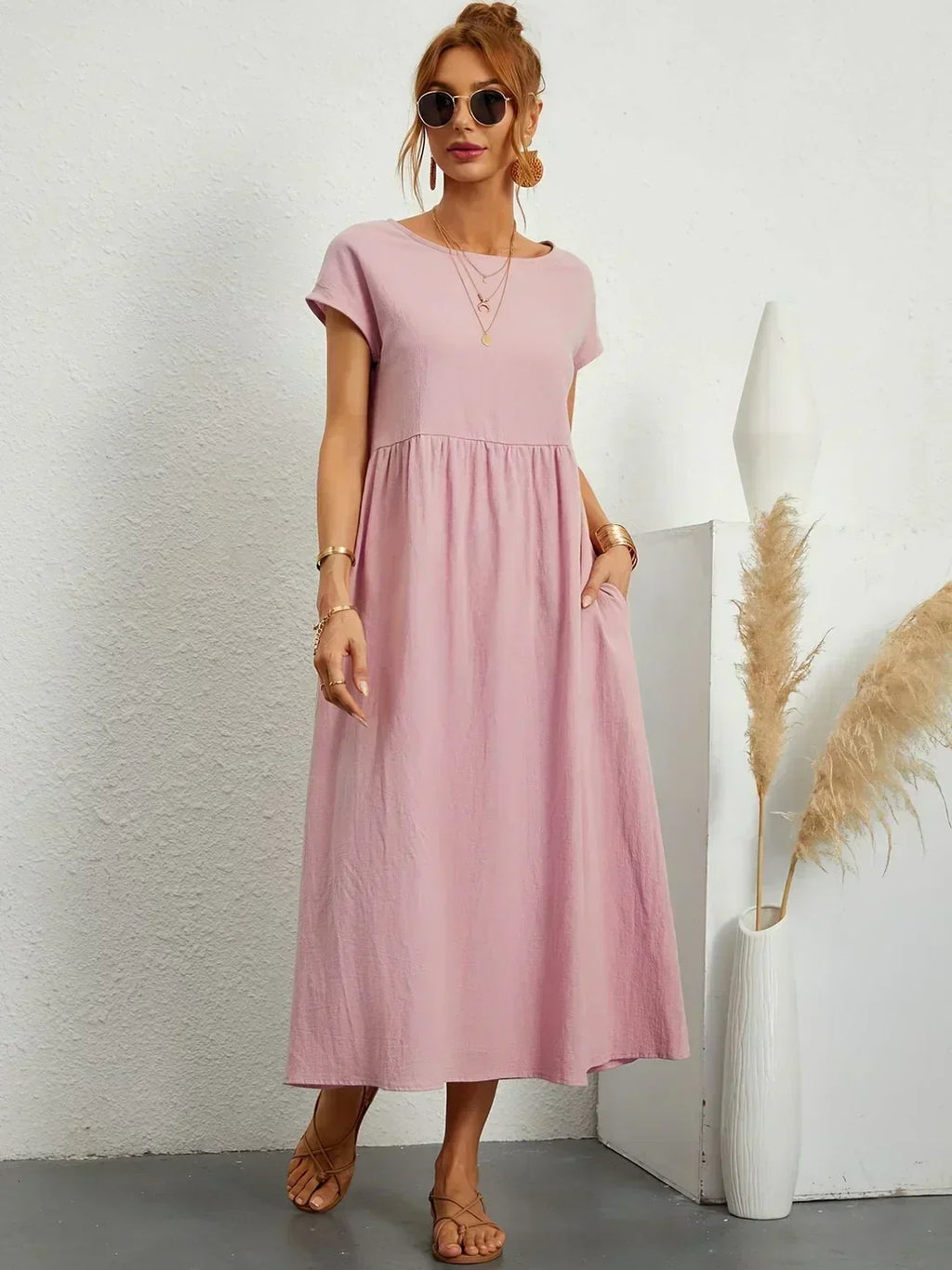 Gabriela | Vestido midi fluido con una elegancia atemporal