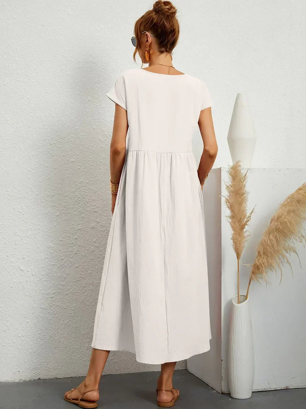 Gabriela | Vestido midi fluido con una elegancia atemporal