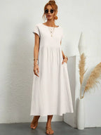 Gabriela | Vestido midi fluido con una elegancia atemporal