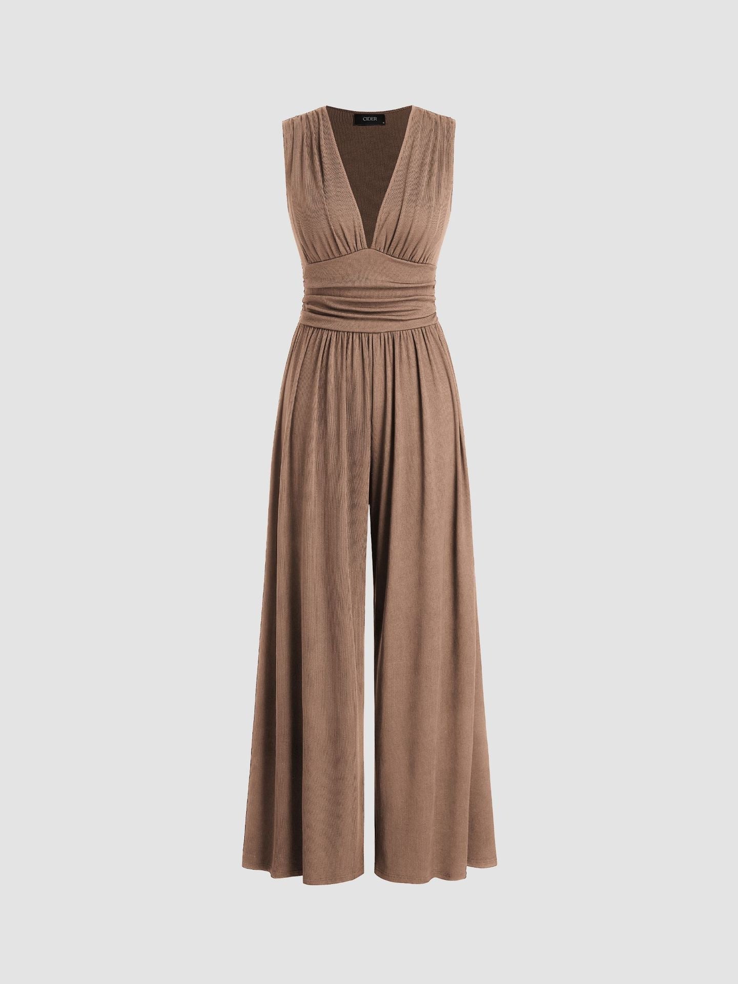 Charity | Mono elegante sin mangas y de pierna ancha