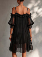 Aurora | Vestido de Gasa con Escote en V