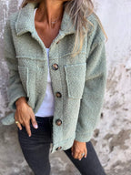 Rocío | Chaqueta de polar suave con botones